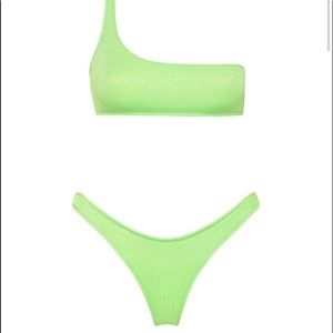 TRIANGL MELROSE - LIME SPARKLE